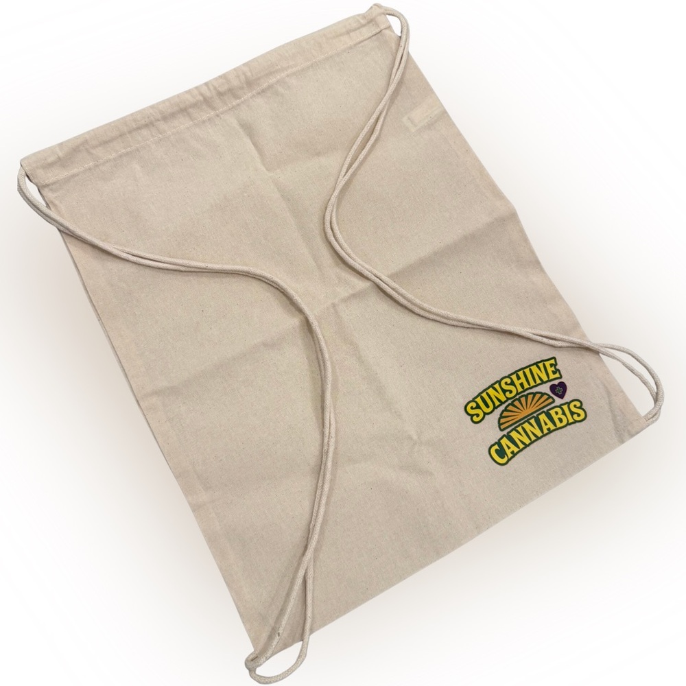 Sunshine Cannabis Drawstring Bag